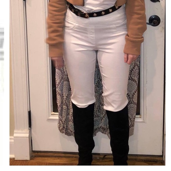 Ladies tall textile boots with elastic backing for stretch. Fit knee - mid knee - Picture 2 of 5